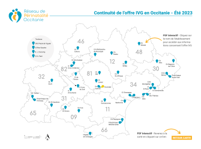 Carte IVG Occitanie